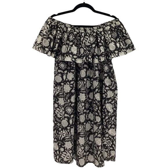 Emerson Fry India Collection Daphne Dress In Silhouettes Size Small Floral - Picture 14 of 16